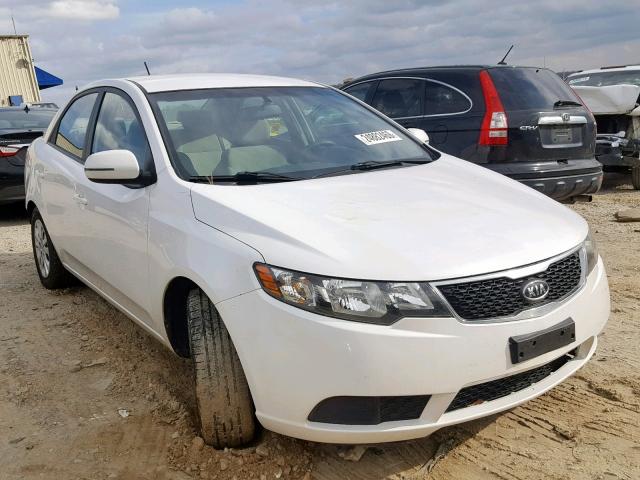 KNAFU4A22C5598277 - 2012 KIA FORTE EX WHITE photo 1