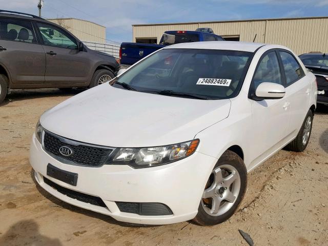 KNAFU4A22C5598277 - 2012 KIA FORTE EX WHITE photo 2