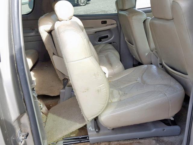 3GKFK16T61G254079 - 2001 GMC YUKON XL K BEIGE photo 6