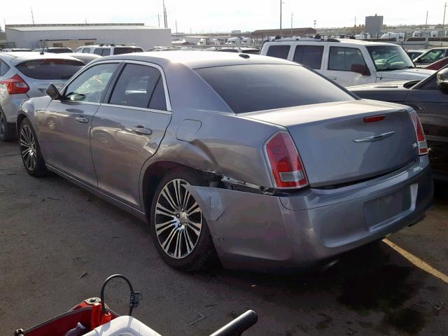 2C3CCABG1EH124189 - 2014 CHRYSLER 300 S GRAY photo 3