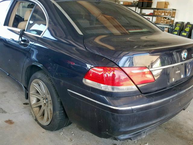 WBAHN83556DT63936 - 2006 BMW 750 LI BLUE photo 9