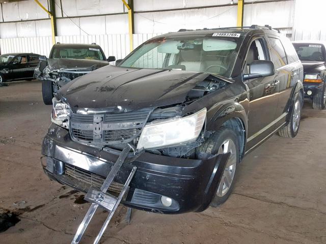 3D4GG67V89T552010 - 2009 DODGE JOURNEY R/ BLACK photo 2