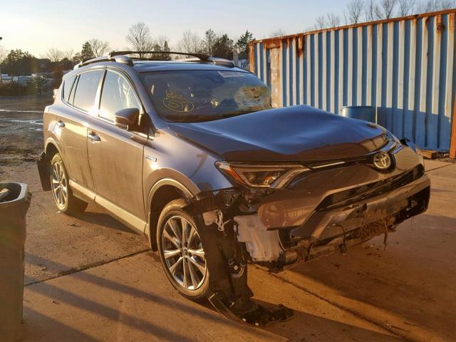 JTMDJREV4JD248320 - 2018 TOYOTA RAV4 HV LI SILVER photo 1