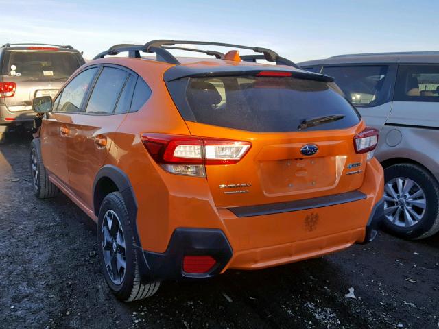 JF2GTADC8JH236898 - 2018 SUBARU CROSSTREK ORANGE photo 3