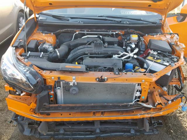 JF2GTADC8JH236898 - 2018 SUBARU CROSSTREK ORANGE photo 7