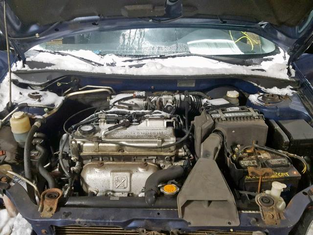 JA3AJ26E93U089949 - 2003 MITSUBISHI LANCER ES BLUE photo 7