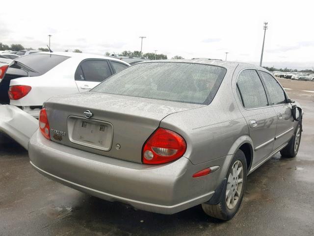 JN1CA31D01T804766 - 2001 NISSAN MAXIMA GXE GOLD photo 4