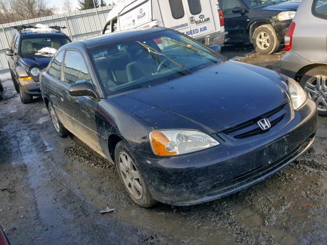 1HGEM21993L075481 - 2003 HONDA CIVIC EX BLACK photo 1