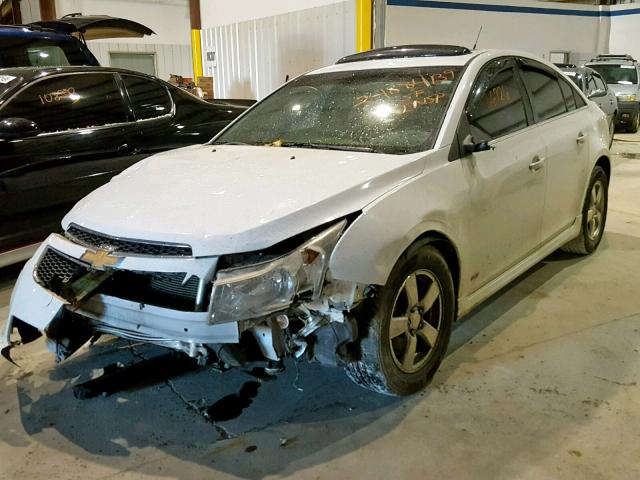 1G1PF5SC5C7152622 - 2012 CHEVROLET CRUZE LT WHITE photo 2