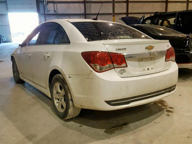 1G1PF5SC5C7152622 - 2012 CHEVROLET CRUZE LT WHITE photo 3