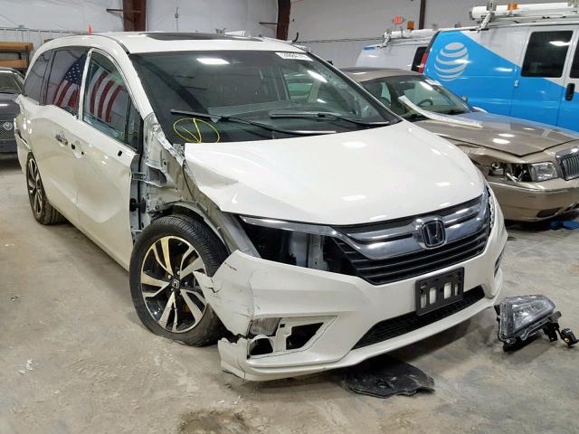 5FNRL6H90JB112059 - 2018 HONDA ODYSSEY EL WHITE photo 1