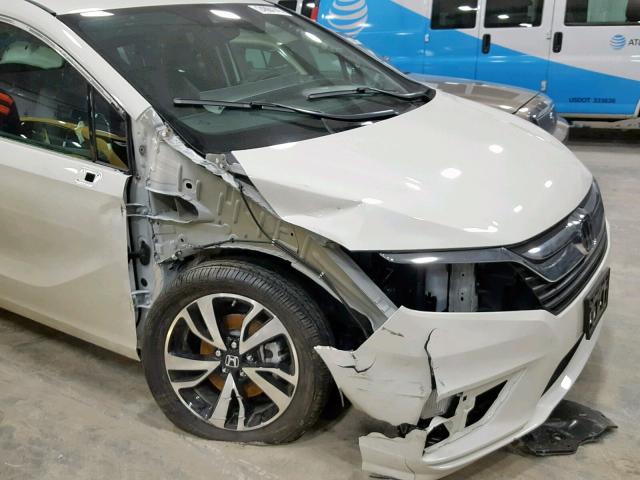 5FNRL6H90JB112059 - 2018 HONDA ODYSSEY EL WHITE photo 9