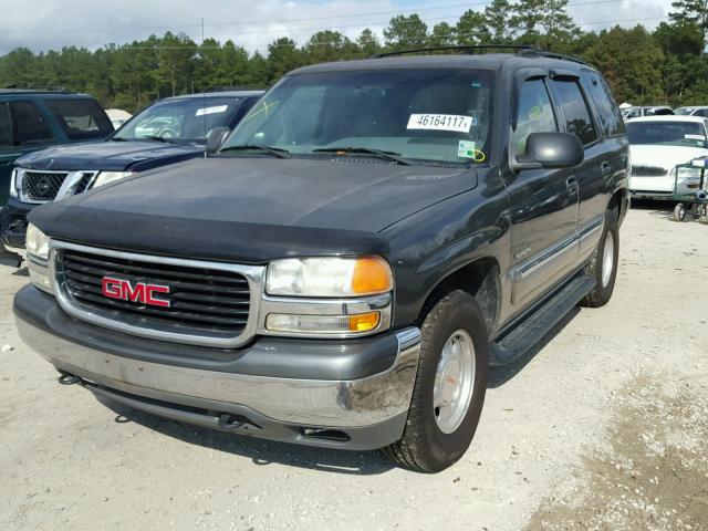 1GKEC13T11R223156 - 2001 GMC YUKON GRAY photo 2