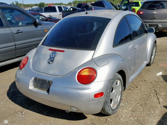 3VWCB21C71M457573 - 2001 VOLKSWAGEN NEW BEETLE ვერცხლისფერი ფოტო 4