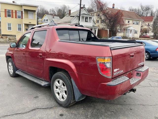 2HJYK16526H504328 - 2006 HONDA RIDGELINE RED photo 3