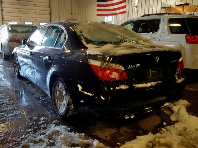 WBANA53504B852816 - 2004 BMW 525 I BLACK photo 3