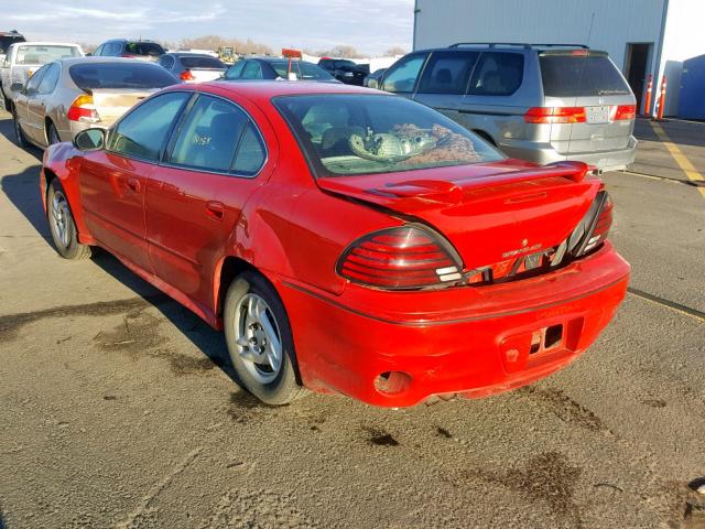 1G2NF52E34C257429 - 2004 PONTIAC GRAND AM S RED photo 3