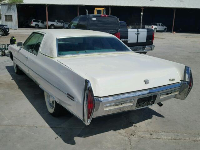 683471Q193472 - 1971 CADILLAC FLEETWOOD WHITE photo 3