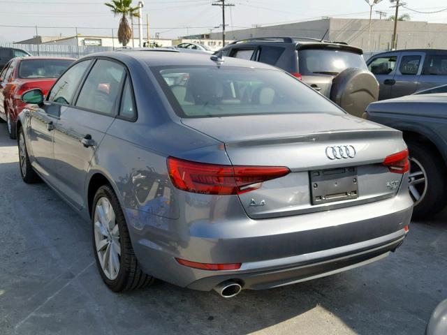 WAUGMAF43HN031533 - 2017 AUDI A4 ULTRA P GRAY photo 3