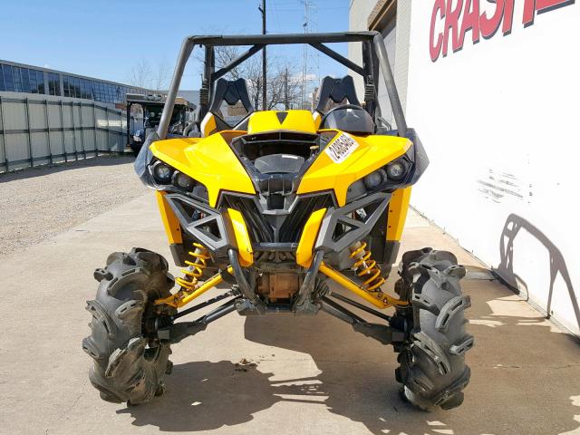 3JBPWAP20FJ000326 - 2015 CAN-AM MAVERICK 1 YELLOW photo 3