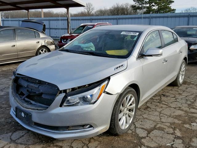 1G4GB5G31FF228211 - 2015 BUICK LACROSSE SILVER photo 2