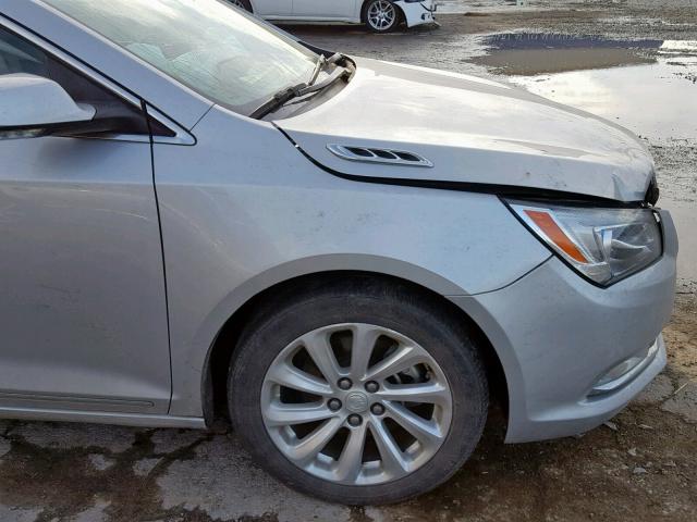 1G4GB5G31FF228211 - 2015 BUICK LACROSSE SILVER photo 9