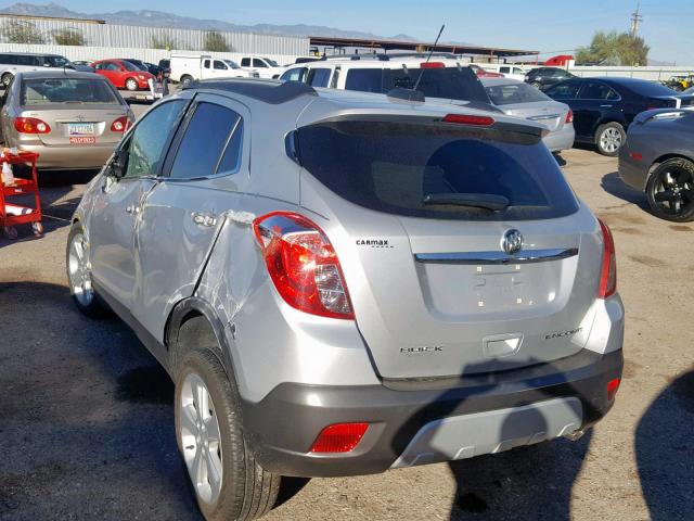 KL4CJASB5FB075203 - 2015 BUICK ENCORE SILVER photo 3