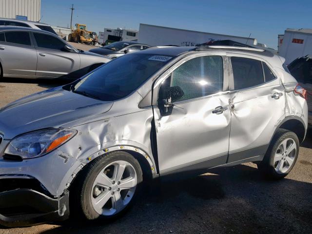 KL4CJASB5FB075203 - 2015 BUICK ENCORE SILVER photo 9