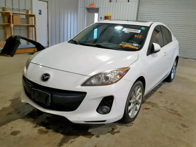 JM1BL1W57C1500325 - 2012 MAZDA 3 S WHITE photo 2