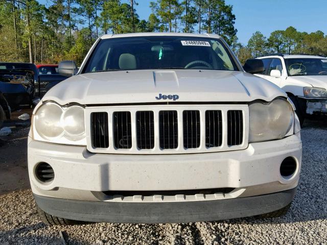 1J8GS48K57C597685 - 2007 JEEP GRAND CHER WHITE photo 9