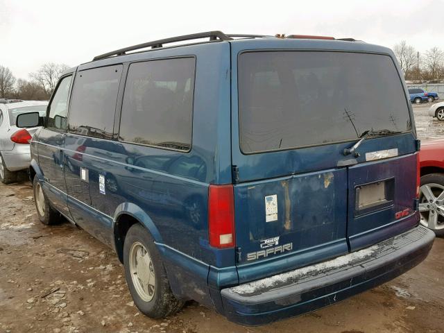 1GKDM19W8YB534046 - 2000 GMC SAFARI XT BLUE photo 3