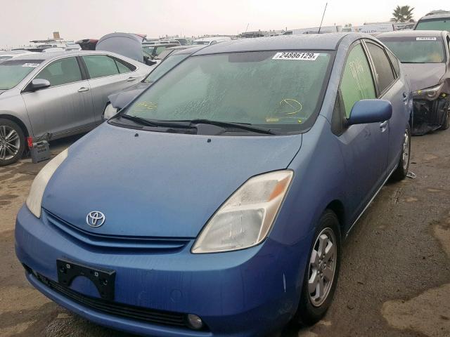 JTDKB20U157054648 - 2005 TOYOTA PRIUS BLUE photo 2