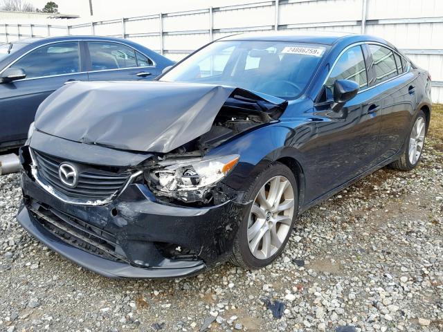 JM1GJ1V60E1116010 - 2014 MAZDA 6 TOURING BLACK photo 2