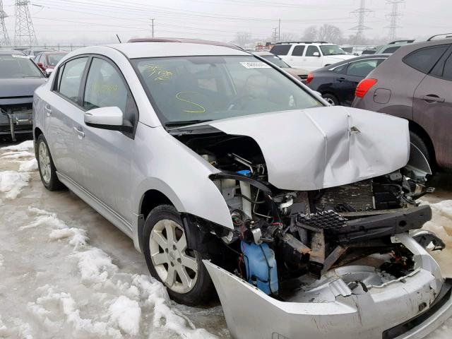 3N1AB6AP5CL703388 - 2012 NISSAN SENTRA 2.0 SILVER photo 1