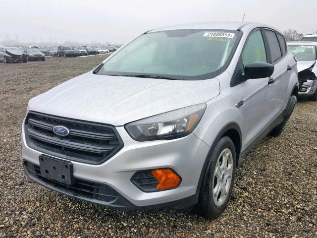 1FMCU0F72JUA28359 - 2018 FORD ESCAPE S SILVER photo 2