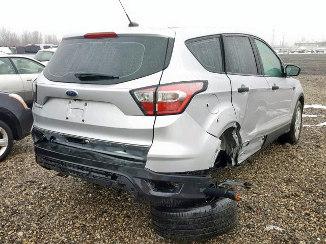 1FMCU0F72JUA28359 - 2018 FORD ESCAPE S SILVER photo 4