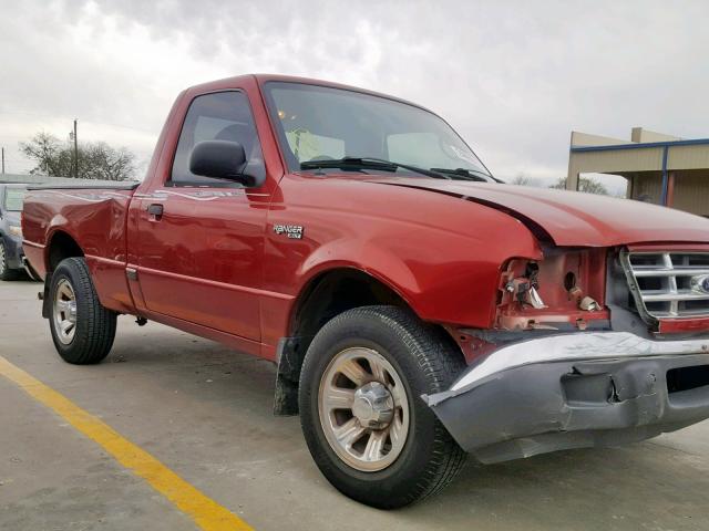 1FTYR10D83PA23121 - 2003 FORD RANGER BURGUNDY photo 9