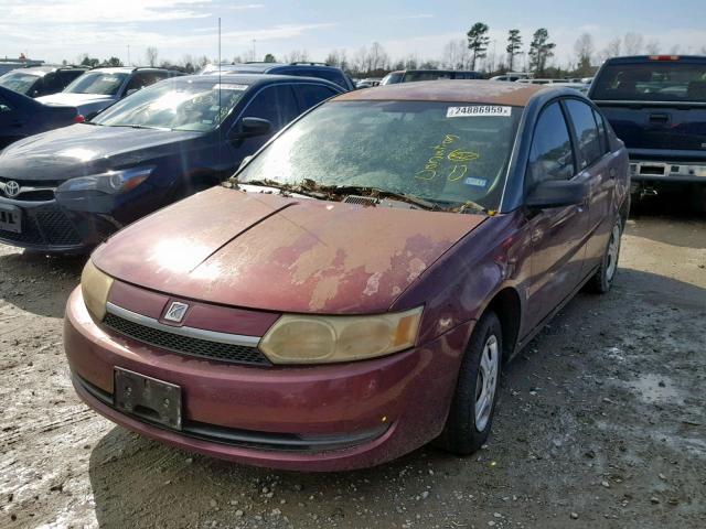 1G8AF52F43Z190039 - 2003 SATURN ION LEVEL MAROON photo 2