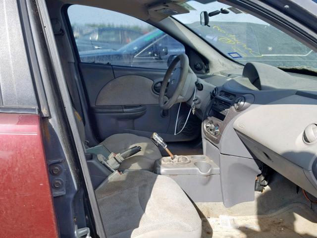 1G8AF52F43Z190039 - 2003 SATURN ION LEVEL MAROON photo 5