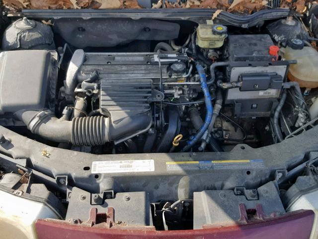 1G8AF52F43Z190039 - 2003 SATURN ION LEVEL MAROON photo 7