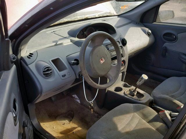 1G8AF52F43Z190039 - 2003 SATURN ION LEVEL MAROON photo 9