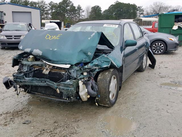 1G1NE52J8Y6296896 - 2000 CHEVROLET MALIBU LS Yaşıl foto 2