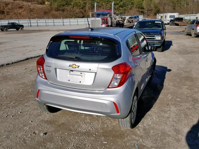 KL8CB6SAXHC759354 - 2017 CHEVROLET SPARK LS SILVER photo 4