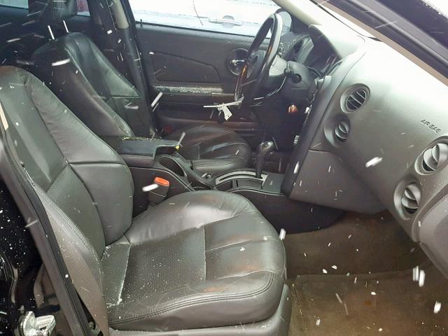 2G2WS522X51300290 - 2005 PONTIAC GRAND PRIX BLACK photo 5