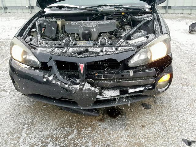 2G2WS522X51300290 - 2005 PONTIAC GRAND PRIX BLACK photo 9