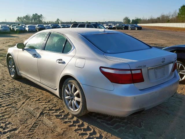 JTHBL46F475046221 - 2007 LEXUS LS 460 SILVER photo 3