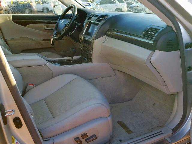 JTHBL46F475046221 - 2007 LEXUS LS 460 SILVER photo 5