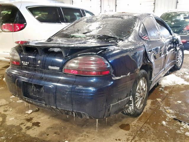 1G2WP52KX3F122954 - 2003 PONTIAC GRAND PRIX BLUE photo 4