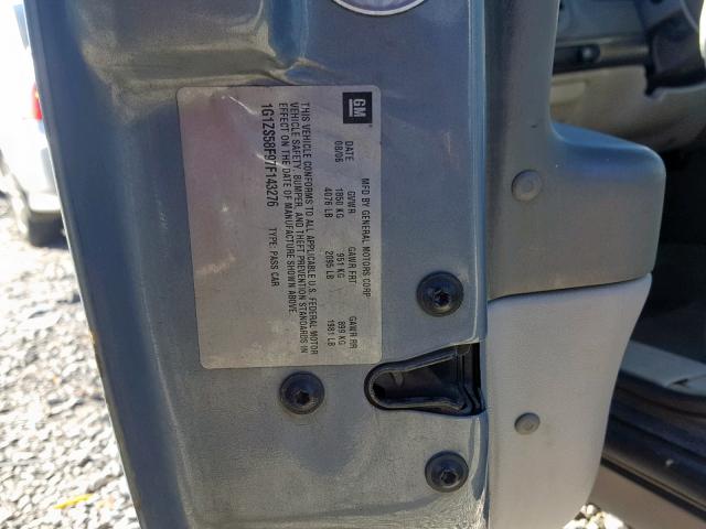 1G1ZS58F97F143276 - 2007 CHEVROLET MALIBU LS BLUE photo 10