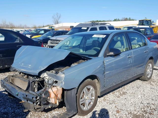 1G1ZS58F97F143276 - 2007 CHEVROLET MALIBU LS BLUE photo 2